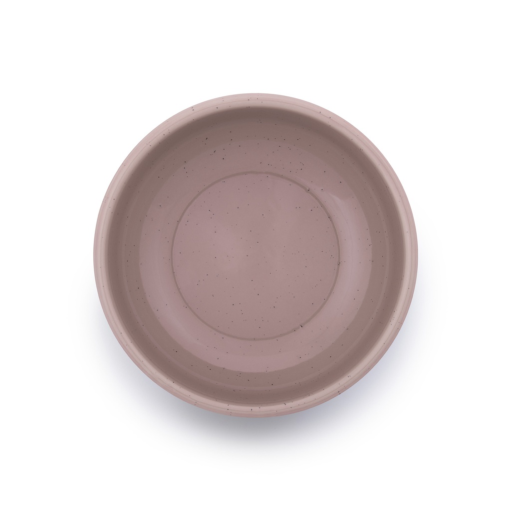 辊轧搪瓷碗 大号 玫瑰粉(Rolled Enamelware Bowl - Dusty Rose)