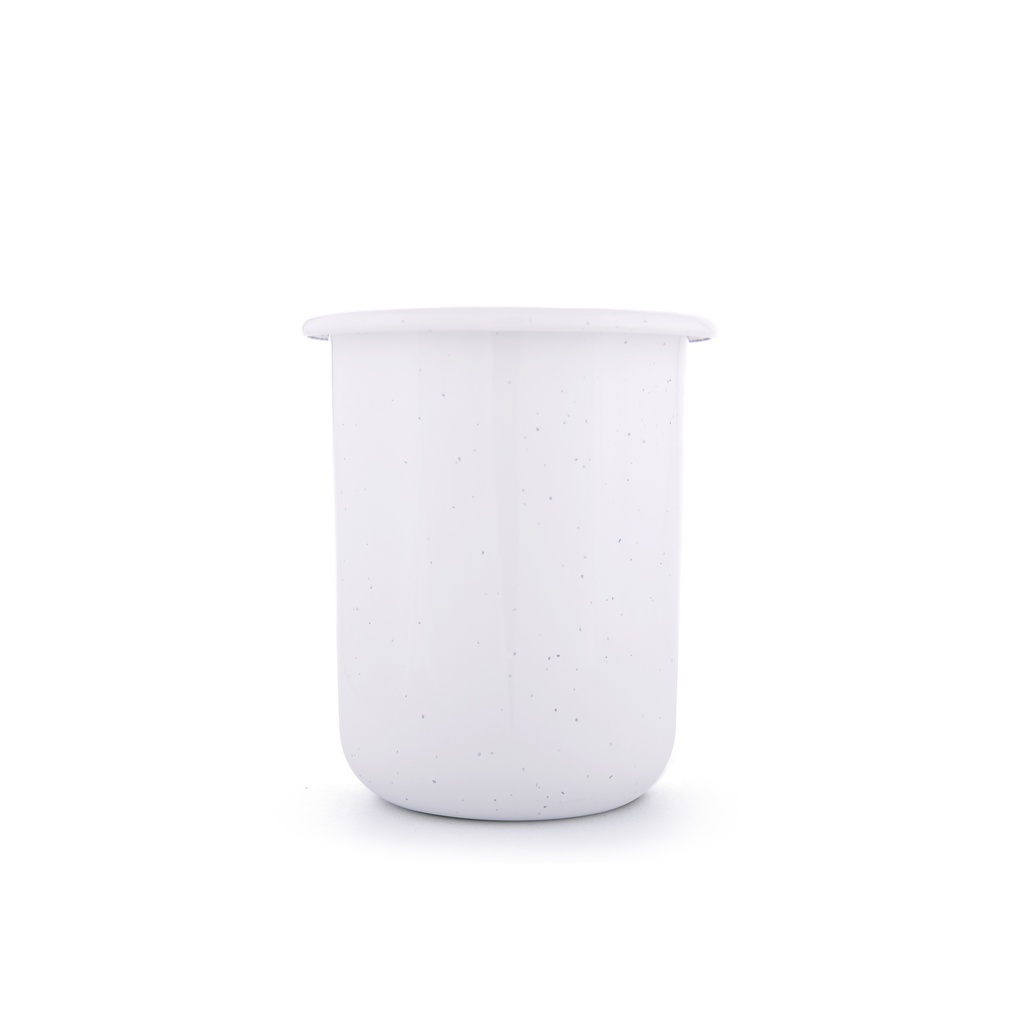 辊轧搪瓷杯 蛋壳白(Rolled Enamelware Cup - Soft White)