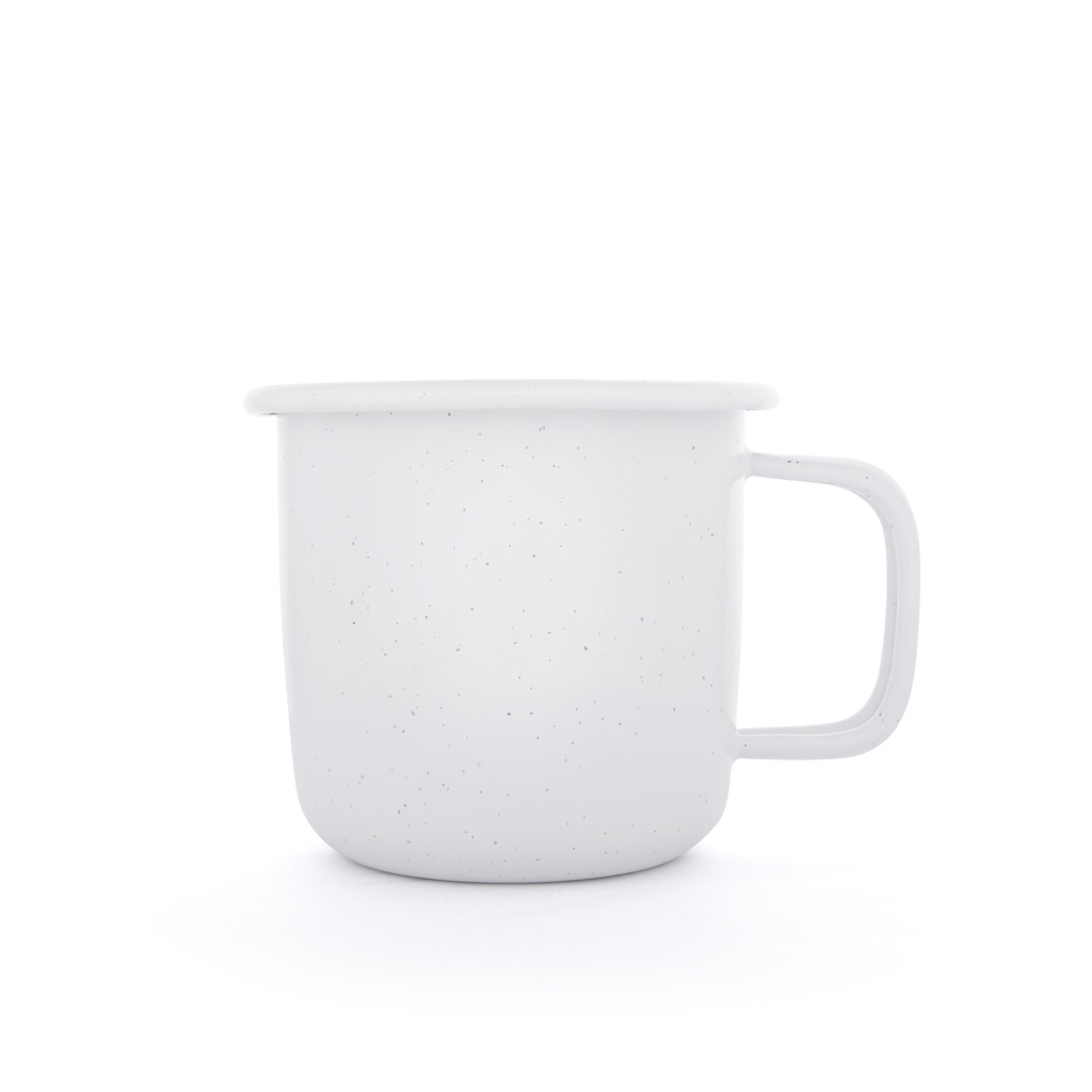 辊轧搪瓷马克杯 蛋壳白(Rolled Enamelware Mug - Soft White)