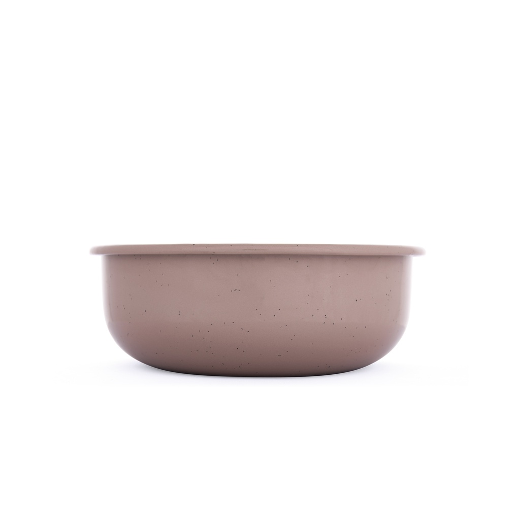 辊轧搪瓷碗 小号 玫瑰粉(Rolled Enamelware Side Bowl - Dusty Rose)