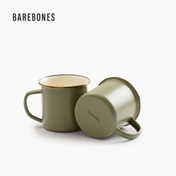 [CKW-1027] Enamel 2-Tone Mug Set - Olive Drab