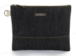 [STC-733] Neelum Large Zipper Pouch-Denim