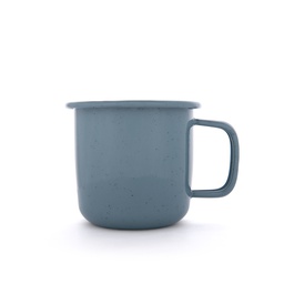 [CKW-1082] 辊轧搪瓷马克杯 烟熏蓝(Rolled Enamelware Mug - Smoky Blue)