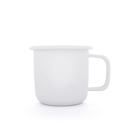 [CKW-1075] 辊轧搪瓷马克杯 蛋壳白(Rolled Enamelware Mug - Soft White)